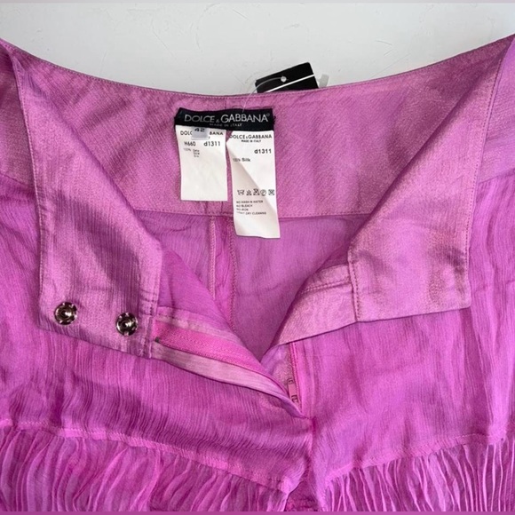 Vintage Runway Dolce & Gabbana silk trousers - Picture 5 of 9